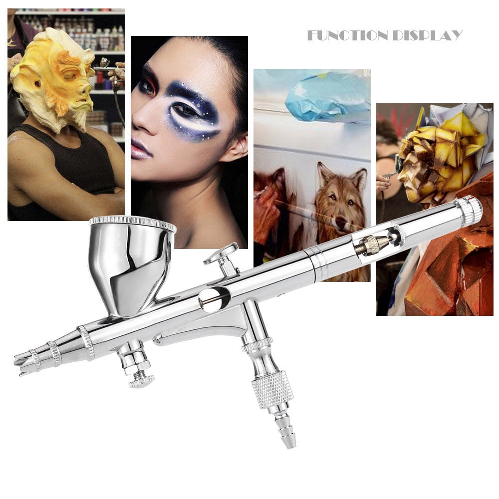 Airbrush,Airbrush Set Feed Dual Airbrush Nail Tool Feed Airbrush Par Pour Model Air 0.2mm 9cc Brush Nail Paint Spray 0.2mm Uteam À Alimentation Peinture De Brush Pour Peinture Tattoo Paint