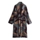 thumbnail image 2 of HH TRAF Otoño Moda Femenina High Street Estampado Cárdigan de Punto Mujer Solapa Bolsillo Decorado Abrigo de Manga Larga Mujer, 2 of 4