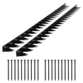 thumbnail image 1 of VEVOR Landscape Edging Border 10Pcs 6 ft x 1.6 in Plastic Garden Edging No Dig, 1 of 9