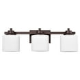 thumbnail image 6 of RADIANCE goods Contemporary 3 Light Oil Rubbed Bronze Bath Vanity Fixture 24" Wide, 6 of 9