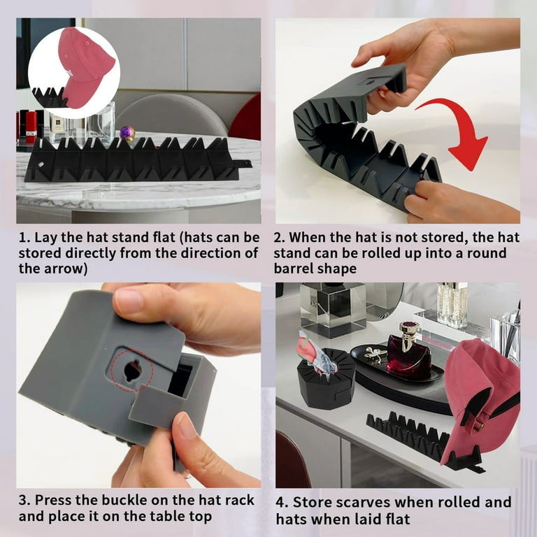 Bedroom Organizer Silicone Hat Rack Creative Multifunctional Scarf Storage Box Scarf Storage Rack Walmart