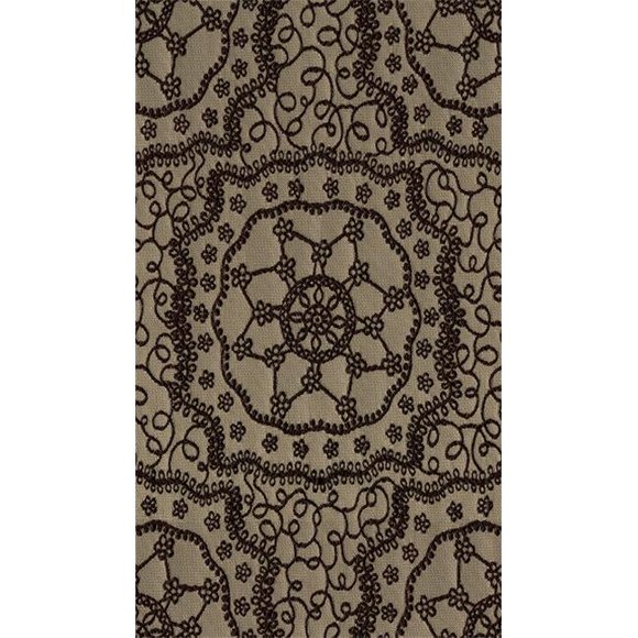 Intimate 67 Contemporary Woven Jacquard Fabric, Beige
