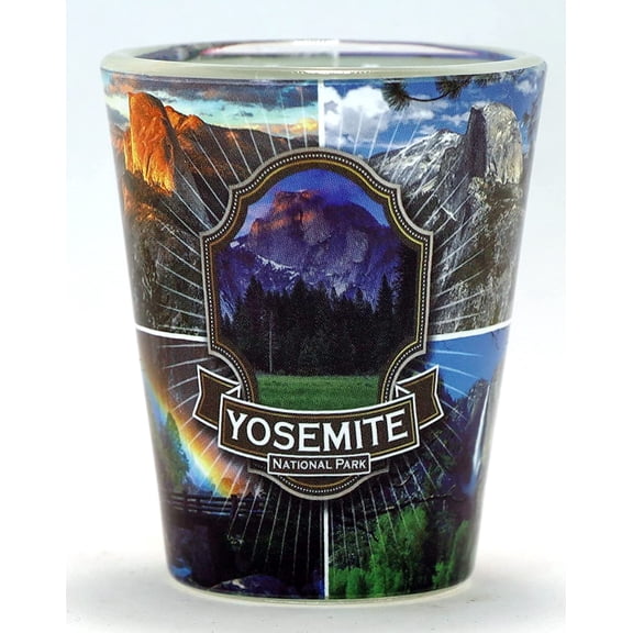 Yosemite California National Park 8 Windows Shot Glass