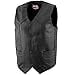 thumbnail image 3 of USA Leather 1201 Club Homme Noir Gilet en Cuir, 3 of 4