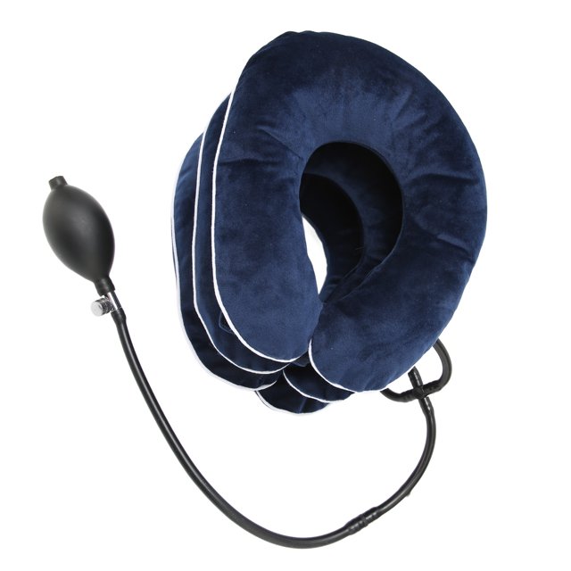 Dispositivo de tracción para el cuello ensanchador de cuello de 3 tubos con forma de gota de agua con bola inflable para el dolor de cuello y hombro ANGGREK Otros