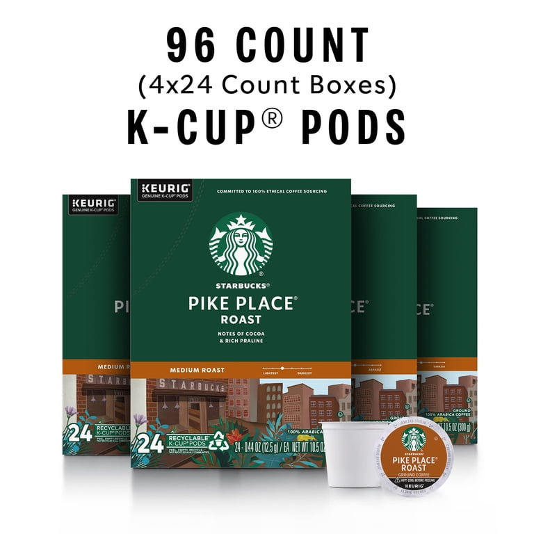 Starbucks, Coffee Pods, Pike Place Roast, Medium Roast 96ct
