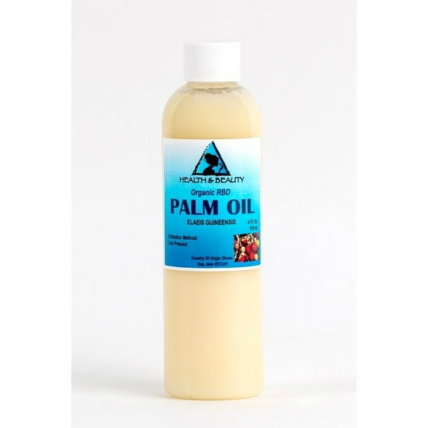 PALM OIL RBD ORGANIC CARRIER COLD PRESSED PURE 4 OZ