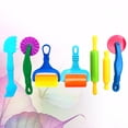 thumbnail image 4 of DIY Plastic Handheld Roller for Children Clay Rolling Pin Toy Made of Durable Plastic 7PCS Assorted Color, 4 of 8