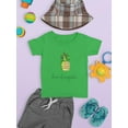 thumbnail image 3 of Buon Ferragosto Pineapple Doodle T-Shirt Infant -Image by Shutterstock,  6 Months, 3 of 4