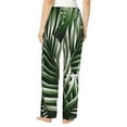 thumbnail image 3 of Daiia Tropical Palm Leaves1 Women's Sleep Pant with Pockets and Drawstring,Pajama Pants-X-Large, 3 of 9