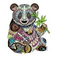 thumbnail image 3 of Rompecabezas de madera con forma de lobo, león, animal extraterrestre, rompecabezas de madera irregular, rompecabezas de juguete, 3 of 4