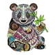 thumbnail image 3 of Rompecabezas de madera con forma de lobo, león, animal extraterrestre, rompecabezas de madera irregular, rompecabezas de juguete, 3 of 4