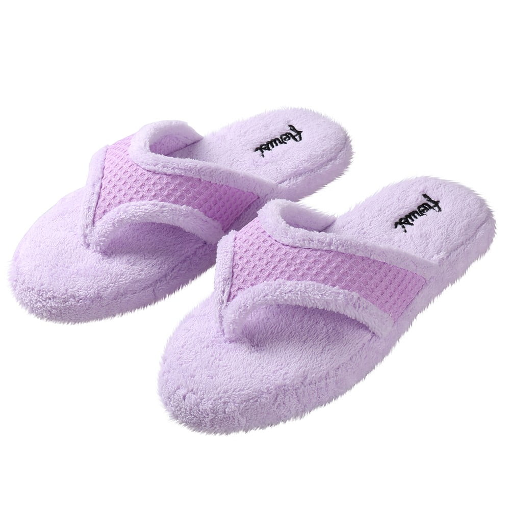 Aerusi Women's Relax Waffle Spa Slipper - Walmart.com