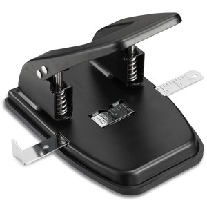 Staples 2-Hole Punch, 28 Sheet Capacity Black