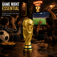 thumbnail image 5 of 2026 Soccer Tournament Gold 5" Championship Style Trophy, Desk Display Decoration and Sports Bar Display Essentials, Stadium Collectibles, Tailgate Souvenirs, Fan Merch and Event Giveaways, 5 of 6