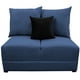 thumbnail image 3 of Love Seat El Bazar Store Orlando Azul marino Tela Lino nacional, Sillon 2 plazas, Modular, 3 of 5