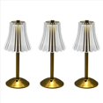 thumbnail image 1 of 3X Lámpara de Mesa Decorativa de Cristal LED 800MAh Atmósfera Recargable Luz Brillo de 3 Niveles para Restaurante Café, 1 of 5