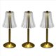 thumbnail image 1 of 3X Lámpara de Mesa Decorativa de Cristal LED 800MAh Atmósfera Recargable Luz Brillo de 3 Niveles para Restaurante Café, 1 of 5