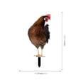 thumbnail image 3 of Clearance! Nomeni Garden Stakes Garden Decoration Fun Plug in Rooster Hen Courtyard Plug in Yard Art Garden Garden Outdoor Decoration Plug in Garden Decor, 3 of 4