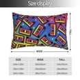 thumbnail image 2 of Saiise Vintage Audio Cassettes Print Rectangle Pillow Covers Two-Sided Design 20"x30", 2 of 6