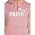 thumbnail image 4 of Puma Women's Essentials Fleece Logo Hoodie, 4 of 5