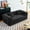 Black, variant on YINIX 62.9" Sleeper Sofa with Two Pillows, Comfy Modular Convertable Sofa Couch for Living Room, Small Spaces, Orange