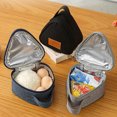 thumbnail image 3 of 1pcs Triangular Insulation Bag Aluminum Foil Thermal Cooler Lunch Tote Student Rice Ball Bag Lunch Box Bento Lunch Carry Bags, 3 of 6