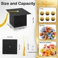 thumbnail image 3 of KFSOQE 100 Pcs Graduation Candy Boxes, Class of 2025 Graduation Cap Gift Boxes with Gold Tassel, DIY Graduate Decoration Box for Ceremony Party Small Treat Chocolate Box, 3 of 6