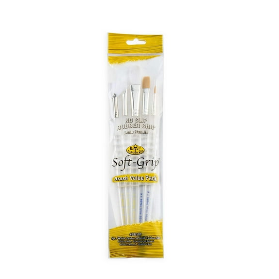 SG501 | Soft-Grip™ 5pc Long Handle Taklon Variety Brush Set