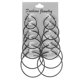 thumbnail image 5 of Color Tamaño Círculo 6 Pares Juego de Pendientes Anillo de Oreja Personalidad de Moda Punk Rock Pendientes Retro Material de Calidad Estética Retro, 5 of 6