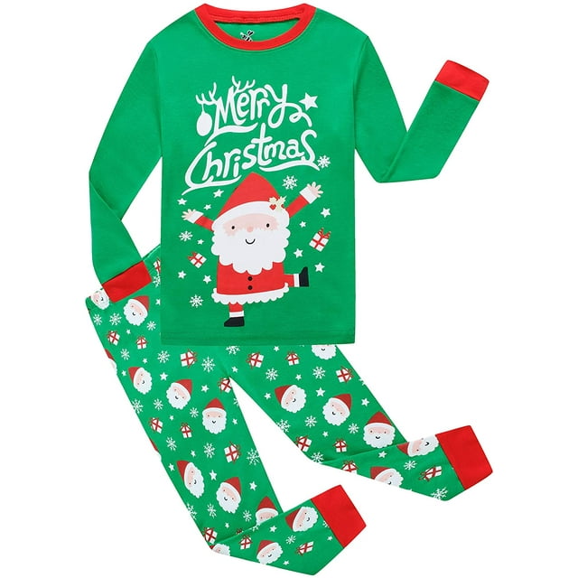 Pyjamas Assortis pour Famille Garçons Filles Noël Rouge Rayé Jammies Maman et