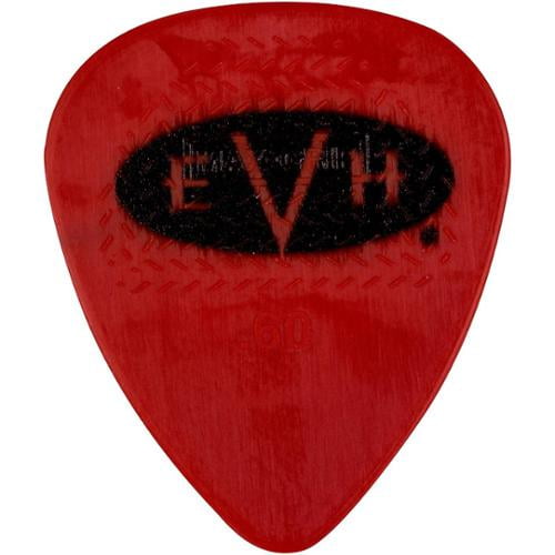 Evh Sig Picks Red/Blk 6 Pk .60