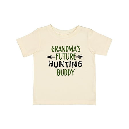 

Inktastic Grandmas Future Hunting Buddy Gift Baby Boy or Baby Girl T-Shirt