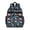 Black Cartoon Dinosaurs Eggs Pattern, variant on Black Cartoon Dinosaurs Infos Pattern Cute School Backpack Bag for School with Padded Back and Adjustable Shoulder Straps 15.25"x11.5"x5.25"
