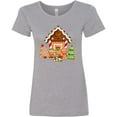 thumbnail image 3 of Inktastic Gingerbread House Christmas Women's T-Shirt, 3 of 5
