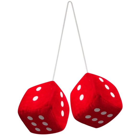 Car Colorful Dice Automobiles Rear View Charms Hanging
