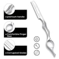 thumbnail image 3 of Hair Cutting Razor, Hair Razors For Cutting Hair Professional Styling Razor with Replacement Stainless Steel Blades for Salon/Home -11PCS Silver, 3 of 12