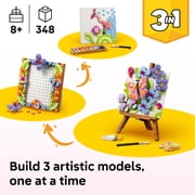 LEGO Creator 3 in 1 Floral Art Decor Painting - Building Toy for Girls & Boys, Ages 8+ Kids Bedroom or Desk Decor with 3 Building Options - Gift for Birthdays - 31390