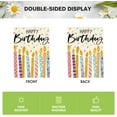 thumbnail image 6 of Happy Birthday Garden Flag 12x18 Inch Double Sided Outside, Candles Party Gift Burlap Yard Outdoor Decoration, 6 of 6