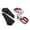 Silver Red, variant on Riwcyla Wide Foot Pegs Front Billet enlarged Pedals Rest Footpegs Replacement for X,ADV 750 2021 , perfect for daily use, outdoor activities, travel & casual occasions