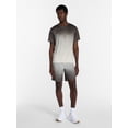 thumbnail image 2 of Athletic Works Men's and Big Men's Active Ombre Perforated Mesh Performance Tee Shirt, Sizes XS-5XL, 2 of 5