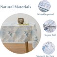 thumbnail image 2 of Nautical Coastal Rectangle Tablecloth Starfish Coral Seashell Print Table Cloth Waterproof Resistant Durable Table Cover for Kitchen Dining Room Indoor/Outdoor Party 60 x 84 Inches, 2 of 6