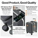 thumbnail image 5 of Carry On Luggage mixi Rock Grey Hard Shell de 20 pulgadas con cargador, 5 of 6