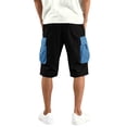 thumbnail image 5 of GrmtClth Cargo Shorts for Men Relaxed Fit Hiking Shorts Below Knee Elastic Waist Workout Shorts Casual Lightweight Running Shorts with Multi Pocket Blue 2XL, 5 of 5