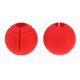thumbnail image 1 of 1 par de empuñaduras de bola de agarre de 7,2 cm / 2,8 pulgadas para pesas con mancuernas, levantamiento de pesas, entrenamiento muscular, rojo Soledad Barbell Hand Grip Ball, 1 of 9