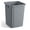 Gray, variant on 19 Gallon Gray Square Trash Can, Plastic, Use