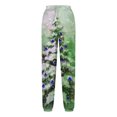 thumbnail image 4 of WXLWZYWL Women Merry Christmas Sweatpants Drawstring Jogger Snowflake Fun Print Elastic Waist Casual Trousers Warm Comfy Pants with Pockets, 4 of 5