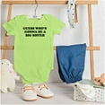 thumbnail image 3 of Guess A Big Sister Older Family Siblings Bodysuit Jumper Girls Infant Baby Brisco Brands 18M, 3 of 6