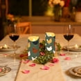 thumbnail image 5 of 2 PCS Tilted Flameless Candles Flickering LED Lights Battery Operated Candles with Remote Timers for Holiday Decor Cute Colorful Chickens Pattern, 5 of 7