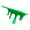 Green, variant on Wall Mounted Display Shelf with Melting Drip Design, Decorative Floating Shelf for Small Decor in Bedroom and Study